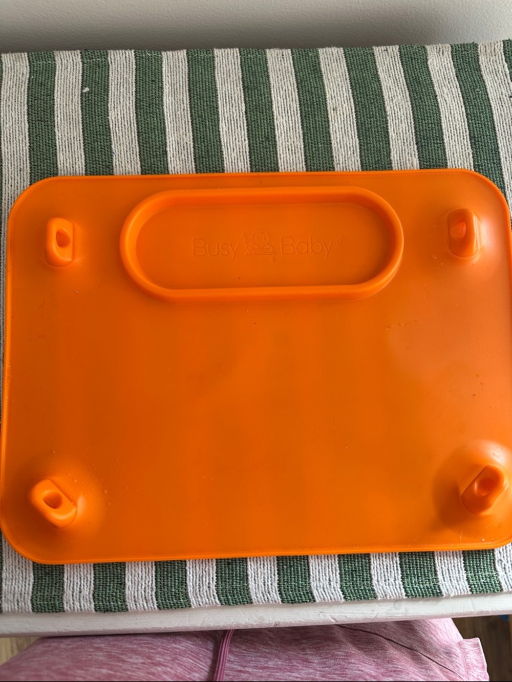 Baby Baby Suction baby mats 3 Blue Orange and Pink with tethers